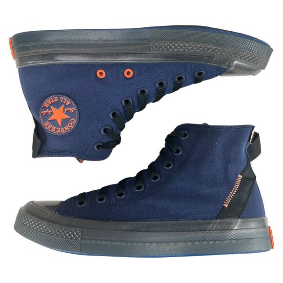 Converse Men 8.5 I Women 10.5 Blue/Black/Orange Chuck Taylor‎ Allstar CX Shoes - Picture 11 of 13